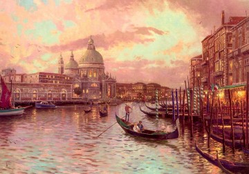 kinkade Painting - Venice Thomas Kinkade